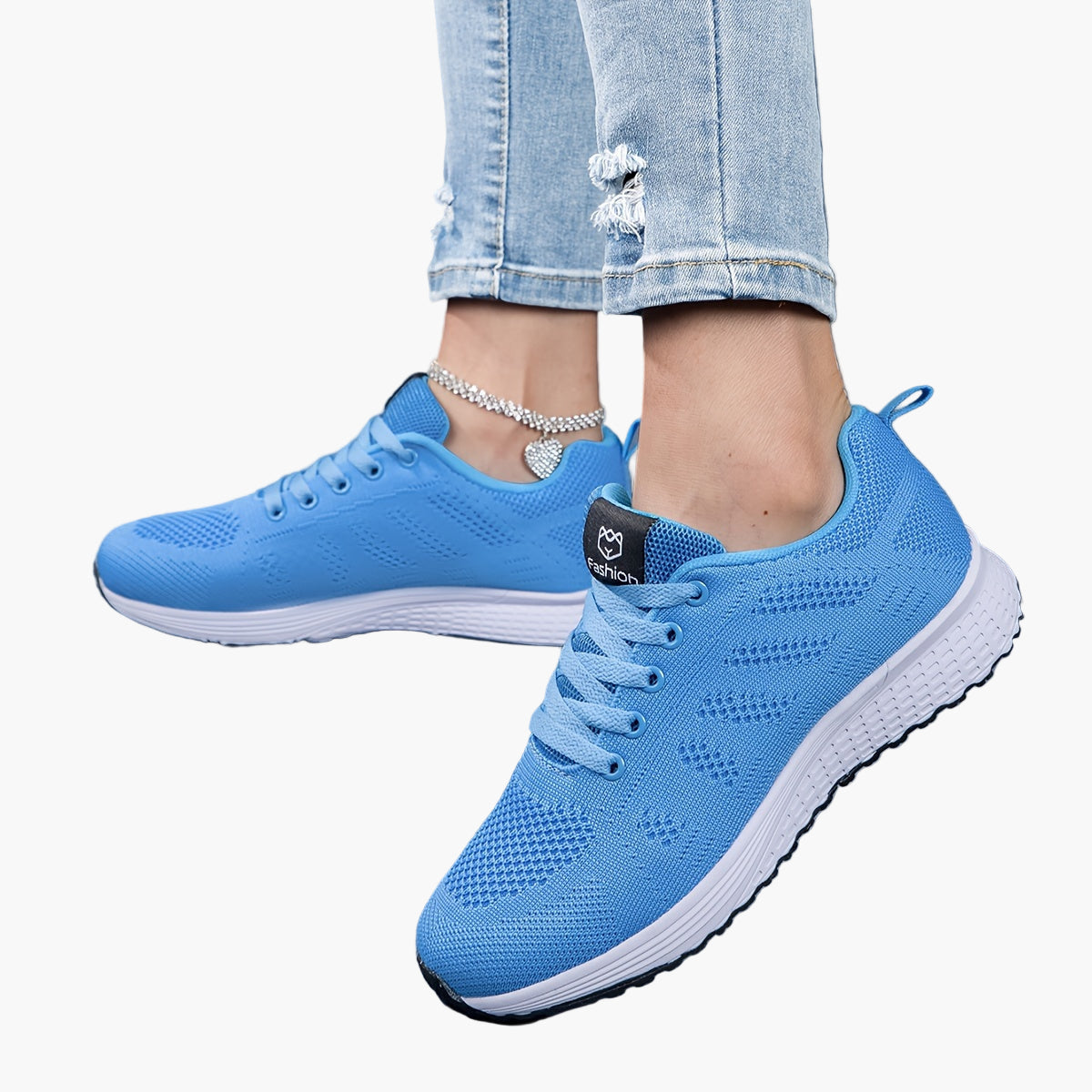 Baskets de sport femme confort pour marche et fitness style décontracté