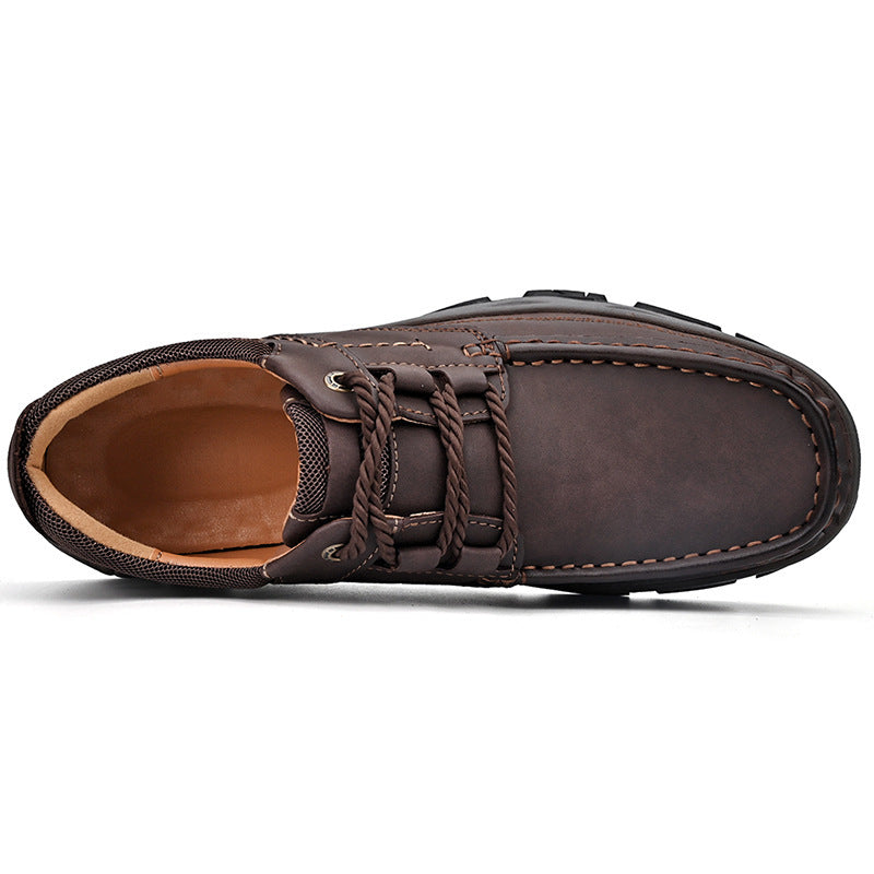 Mathew – Chaussures de randonnée en cuir vegan pour hommes grandes tailles