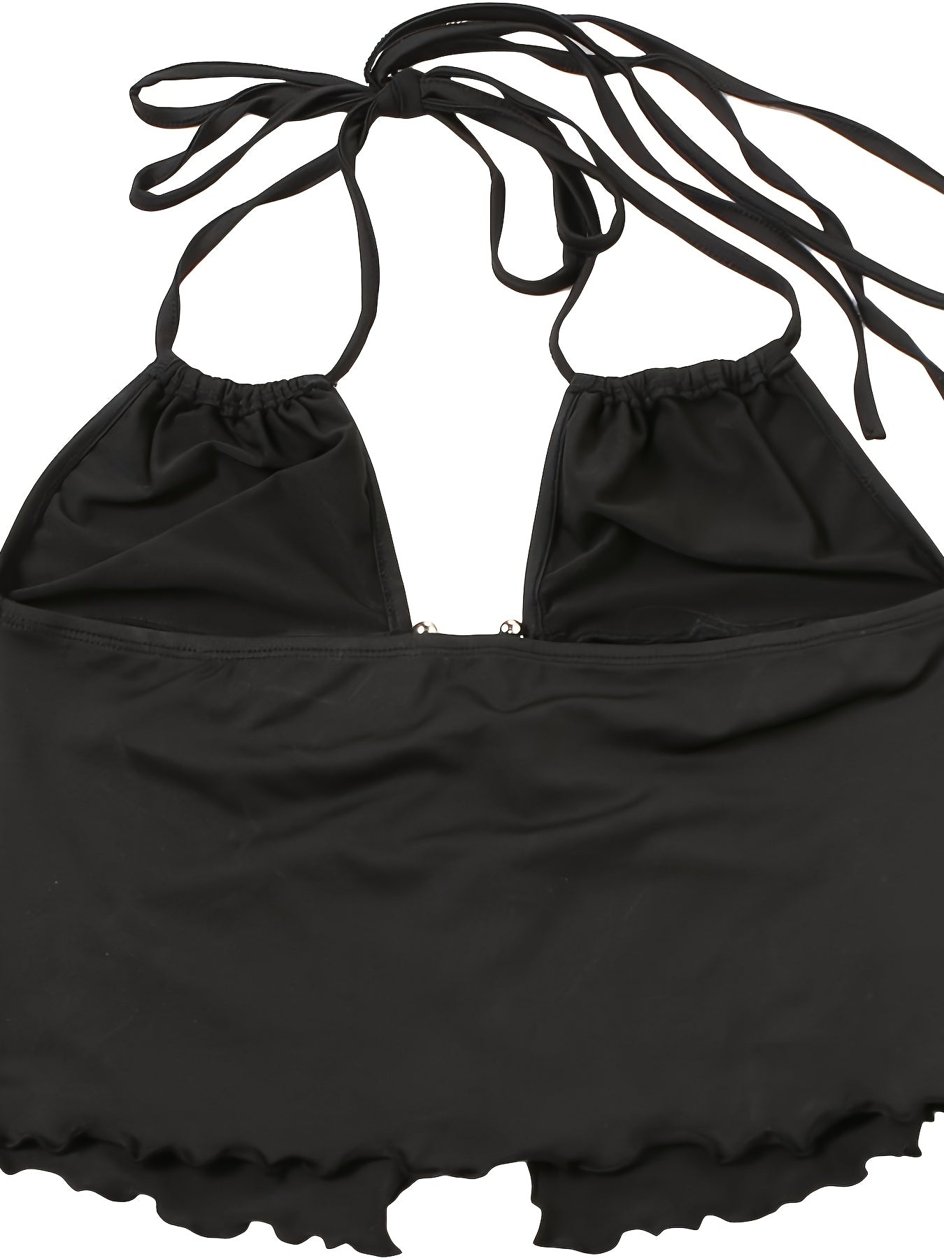 Top women's evening style with plunging neckline and central ring - Modern glamour