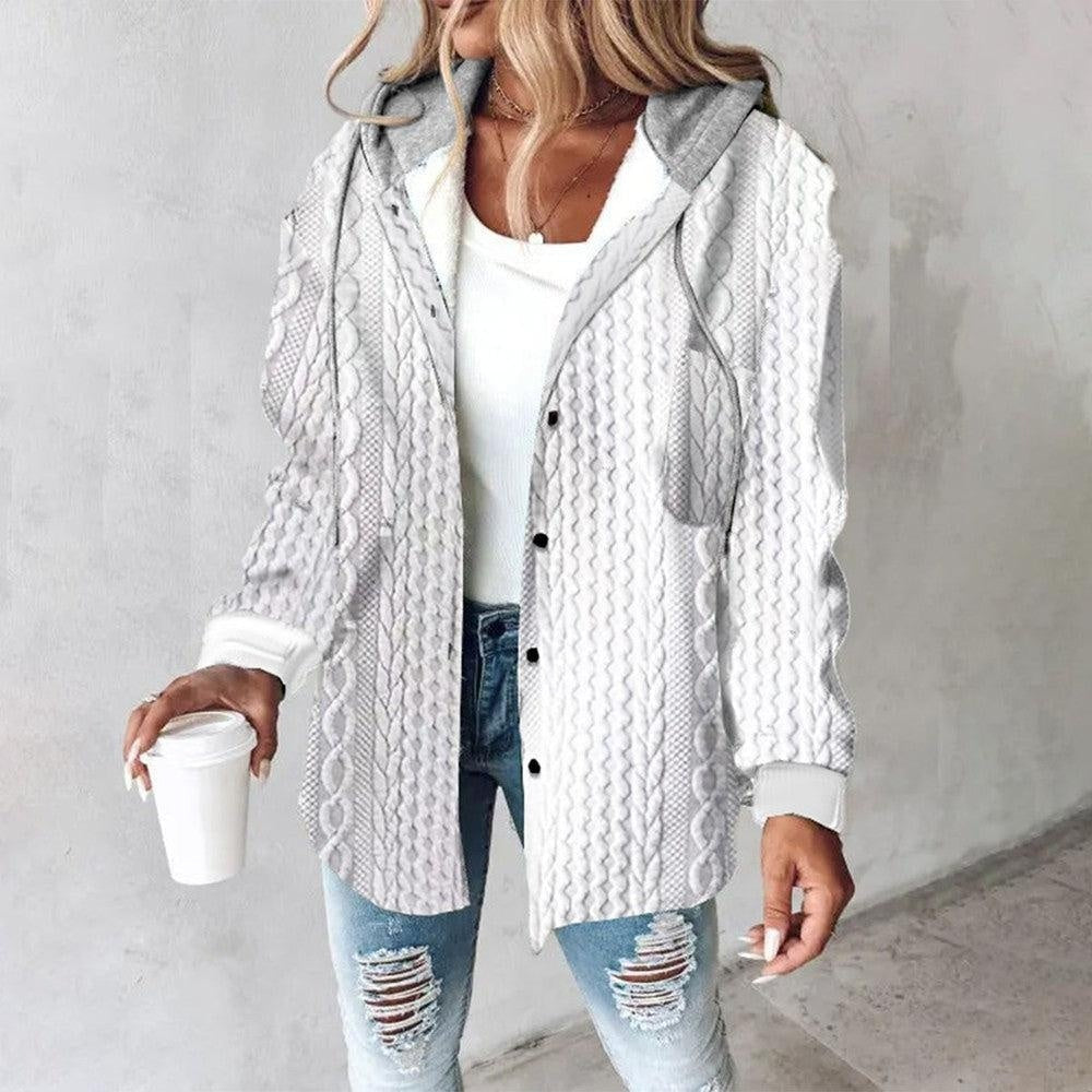 Emma – Veste en Laine à Grands Carreaux