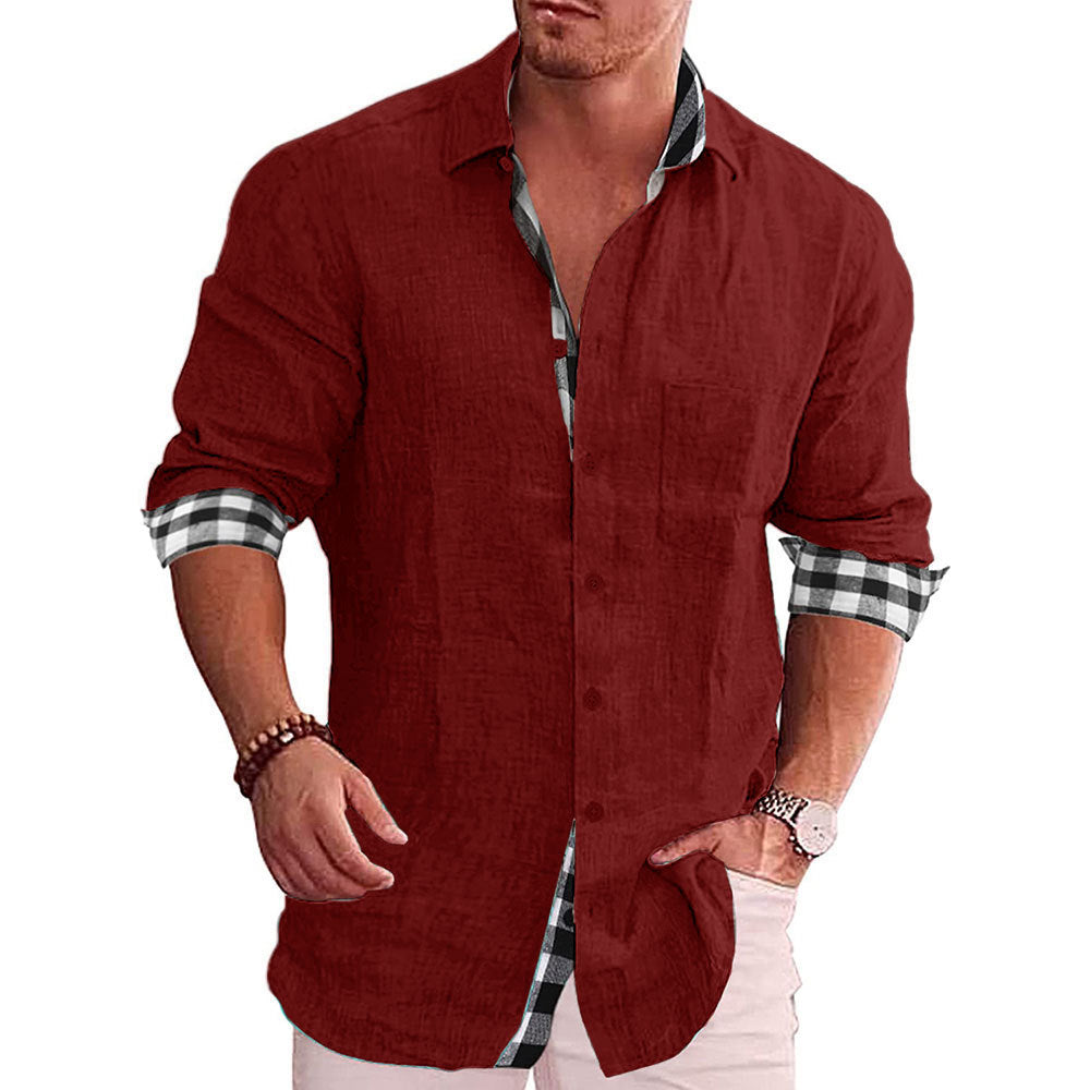Toby – Chemise Homme à Manches Longues Décontractée