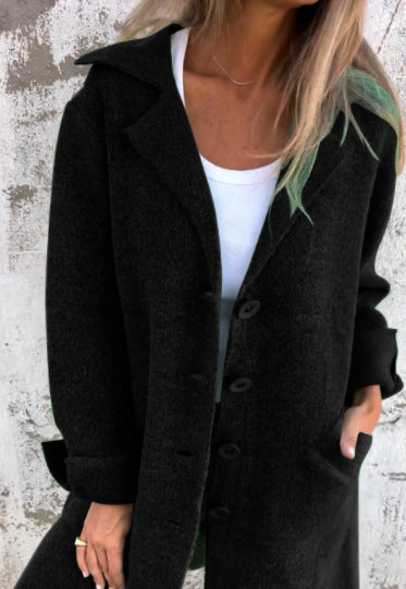 Tracy – Cardigan Long à Poches Style Décontracté pour Femmes