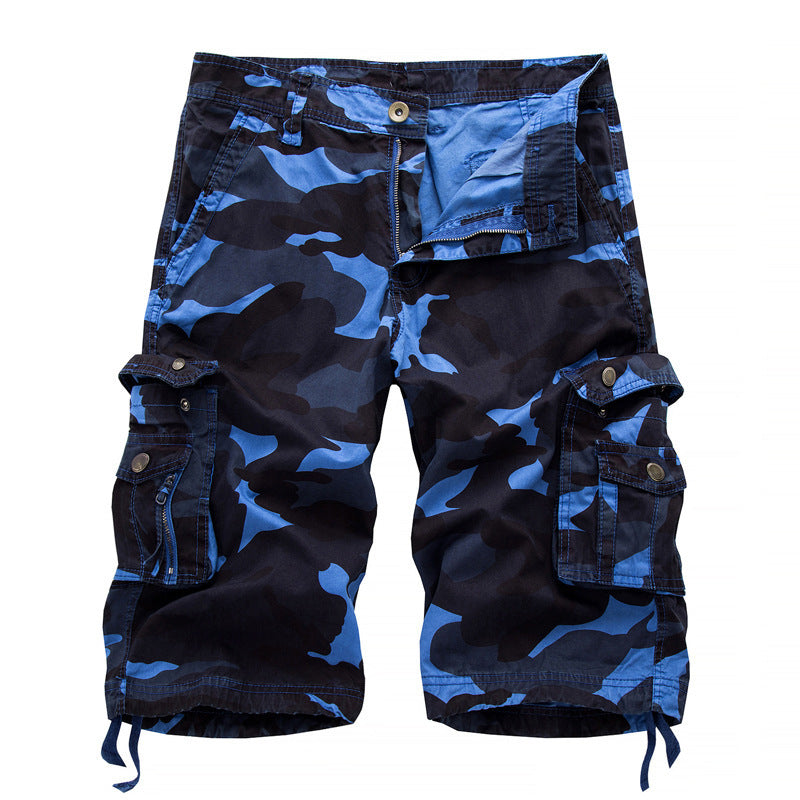 Tommy – Shorts Cargo Imprimés Camouflage à Longueur Genou