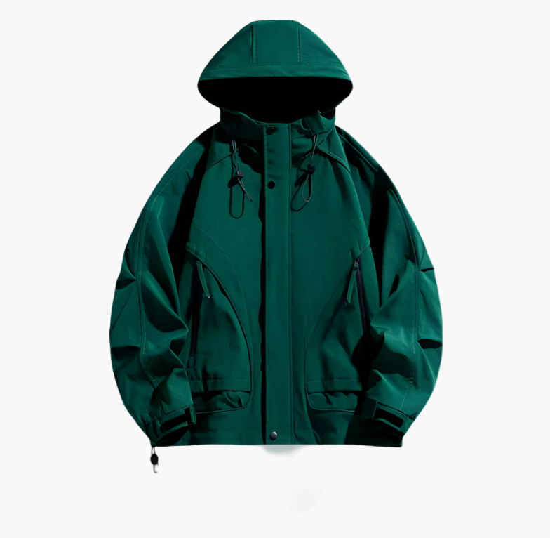 Veste coupe-vent imperméable homme style urbain outdoor