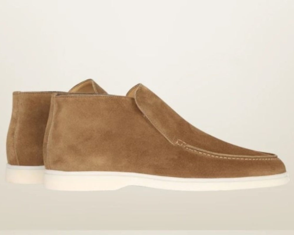 Gary – Mocassins Rétro à Cheville Plate