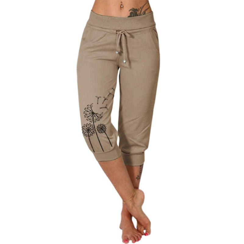 Sophie – Pantalons Amples à Taille Haute avec Cordon de Serrage