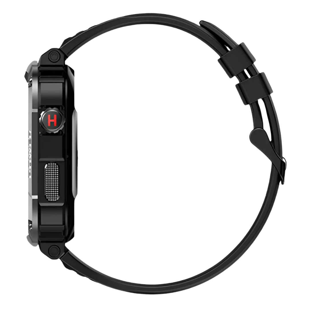 Ian – Montre Connectée Militaire Robuste pour Hommes avec Suivi de Fitness Avancé