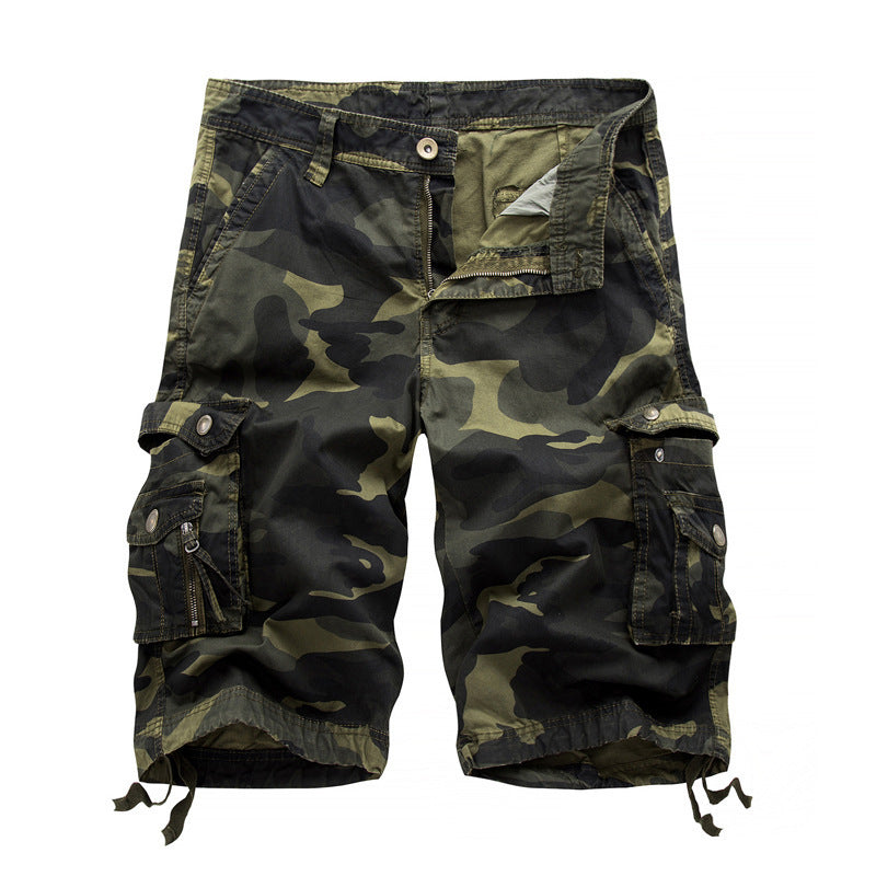 Tommy – Shorts Cargo Imprimés Camouflage à Longueur Genou