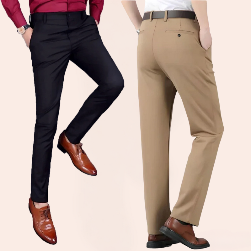 Pantalon stretch homme élégant style business et décontracté