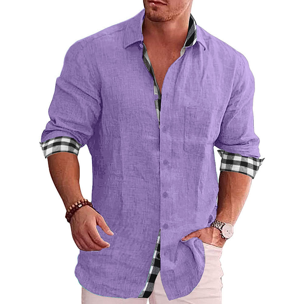 Toby – Chemise Homme à Manches Longues Décontractée