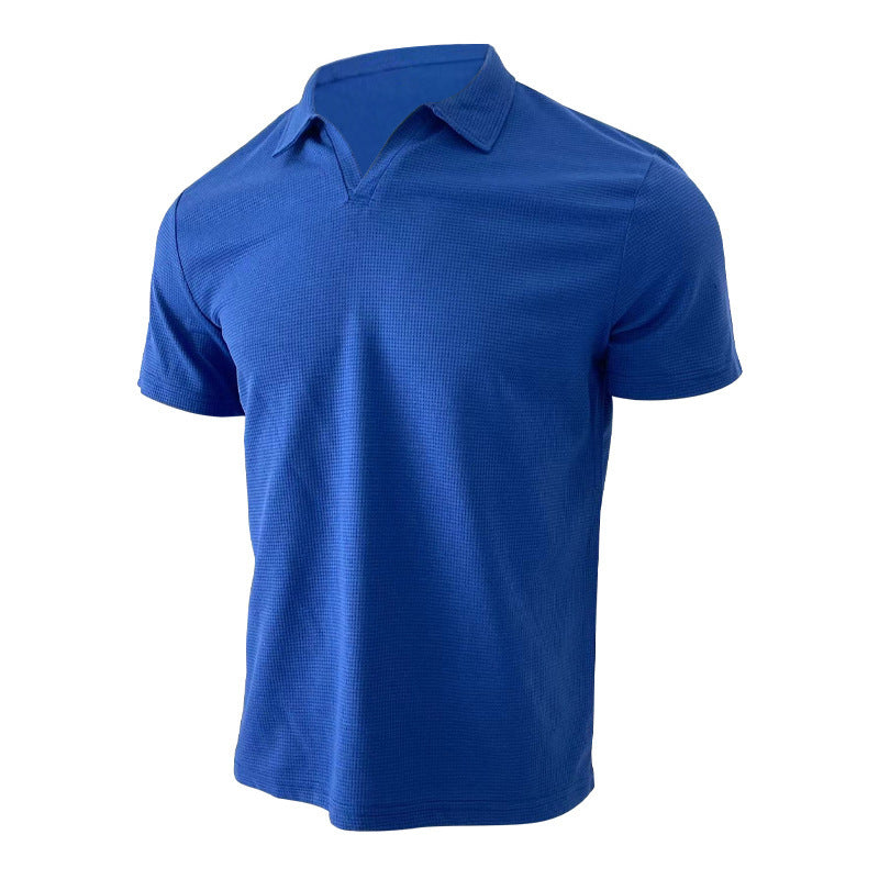 Polo homme manches courtes style slim chic décontracté été