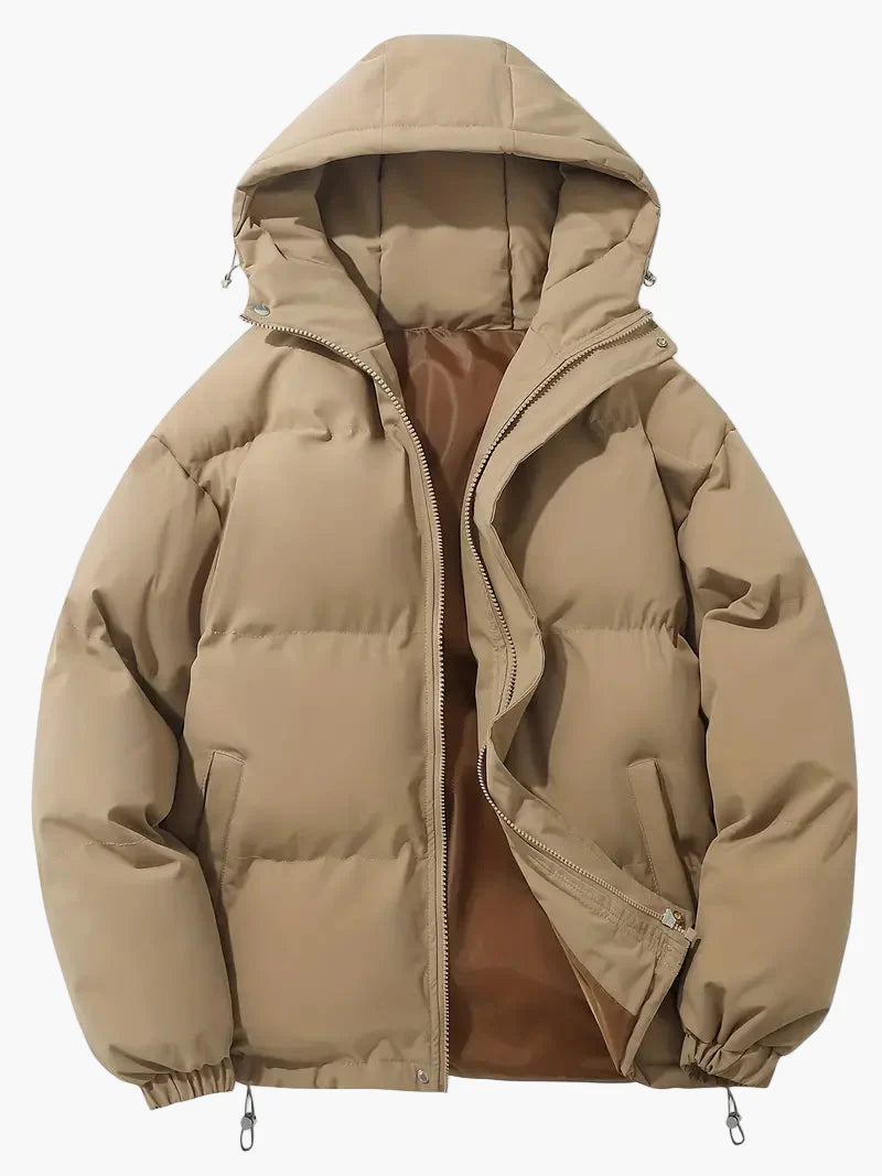 Veste doudoune homme capuche style classique pour hiver – Élégance et chaleur urbaine