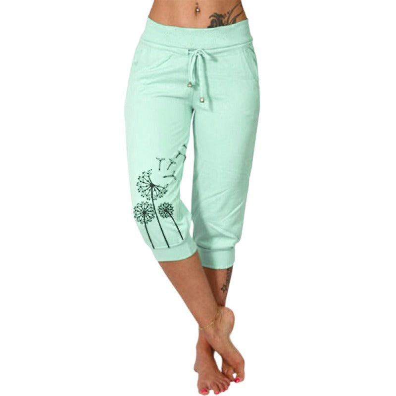 Sophie – Pantalons Amples à Taille Haute avec Cordon de Serrage