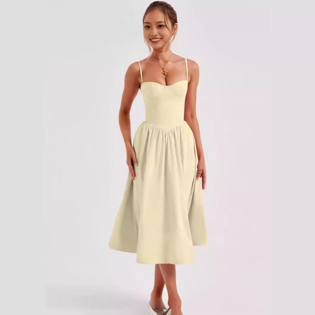 Stephanie – Robe Longue Rétro Style Cour