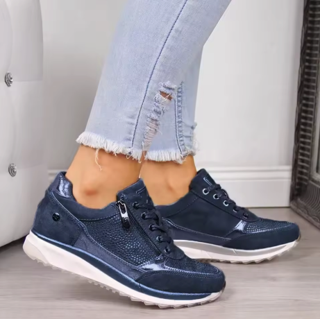 Baskets orthopédiques confort femme – Style moderne pour marche quotidienne