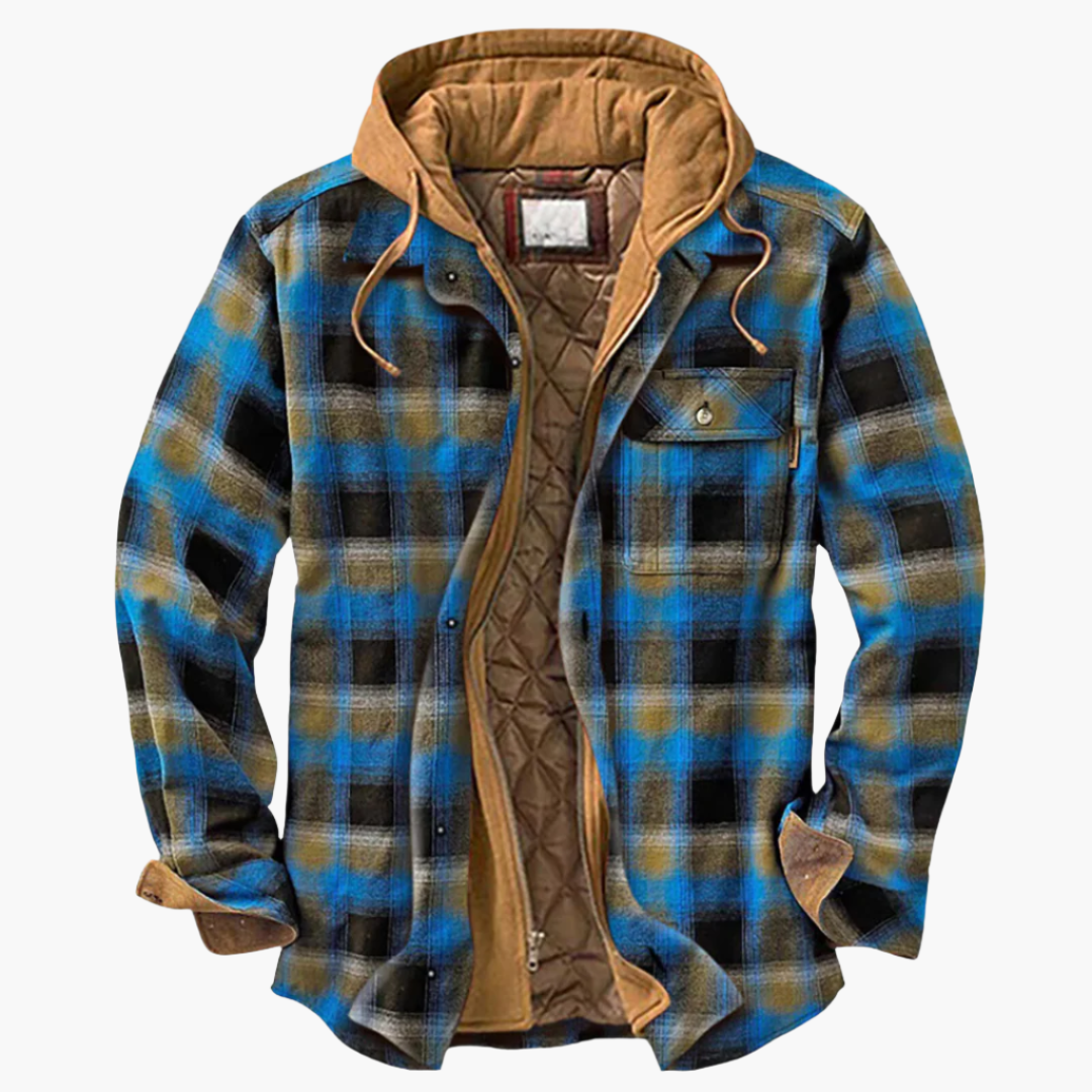 Veste à capuche style bûcheron homme polyvalente pour extérieur et ville