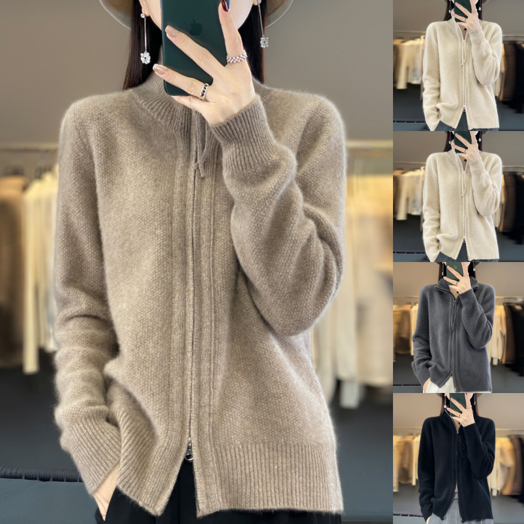 Gilet zippé femme style décontracté élégant pour toutes occasions