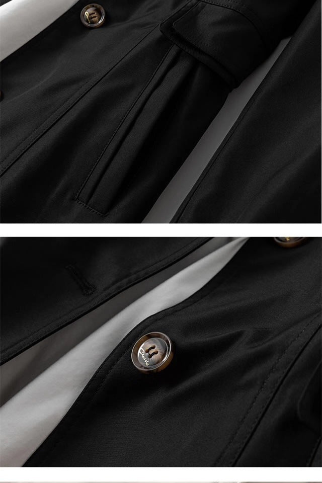 Betty – Trench-coat printemps et automne style coréen slim long