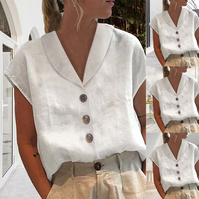 Chemise Respirante à Col en V pour Femmes