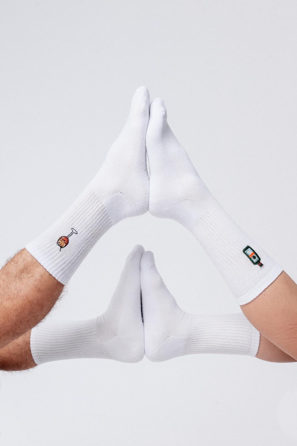 Dan – Chaussettes en Coton Bio Brodées pour Hommes