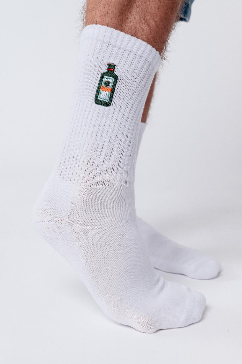 Dan – Chaussettes en Coton Bio Brodées pour Hommes