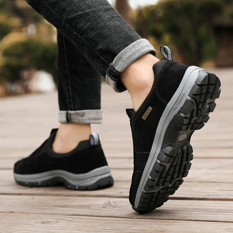 Chaussures de marche orthopédiques pour hommes - Style outdoor confortable et maintien ergonomique