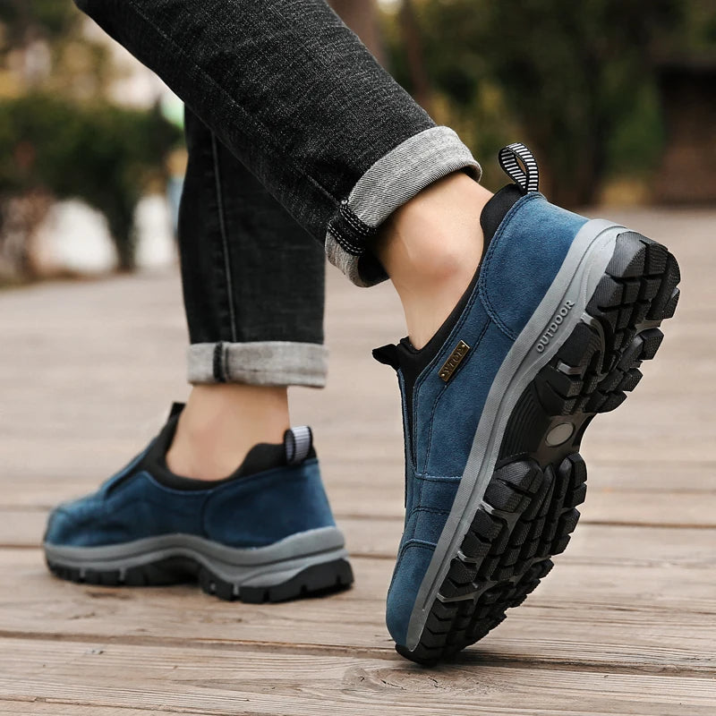 Chaussures de marche orthopédiques pour hommes - Style outdoor confortable et maintien ergonomique