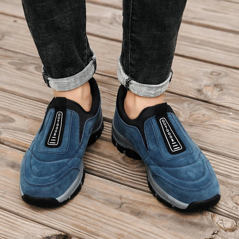 Chaussures de marche orthopédiques pour hommes - Style outdoor confortable et maintien ergonomique