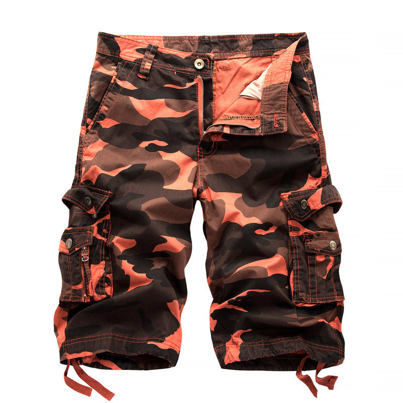 Tommy – Shorts Cargo Imprimés Camouflage à Longueur Genou