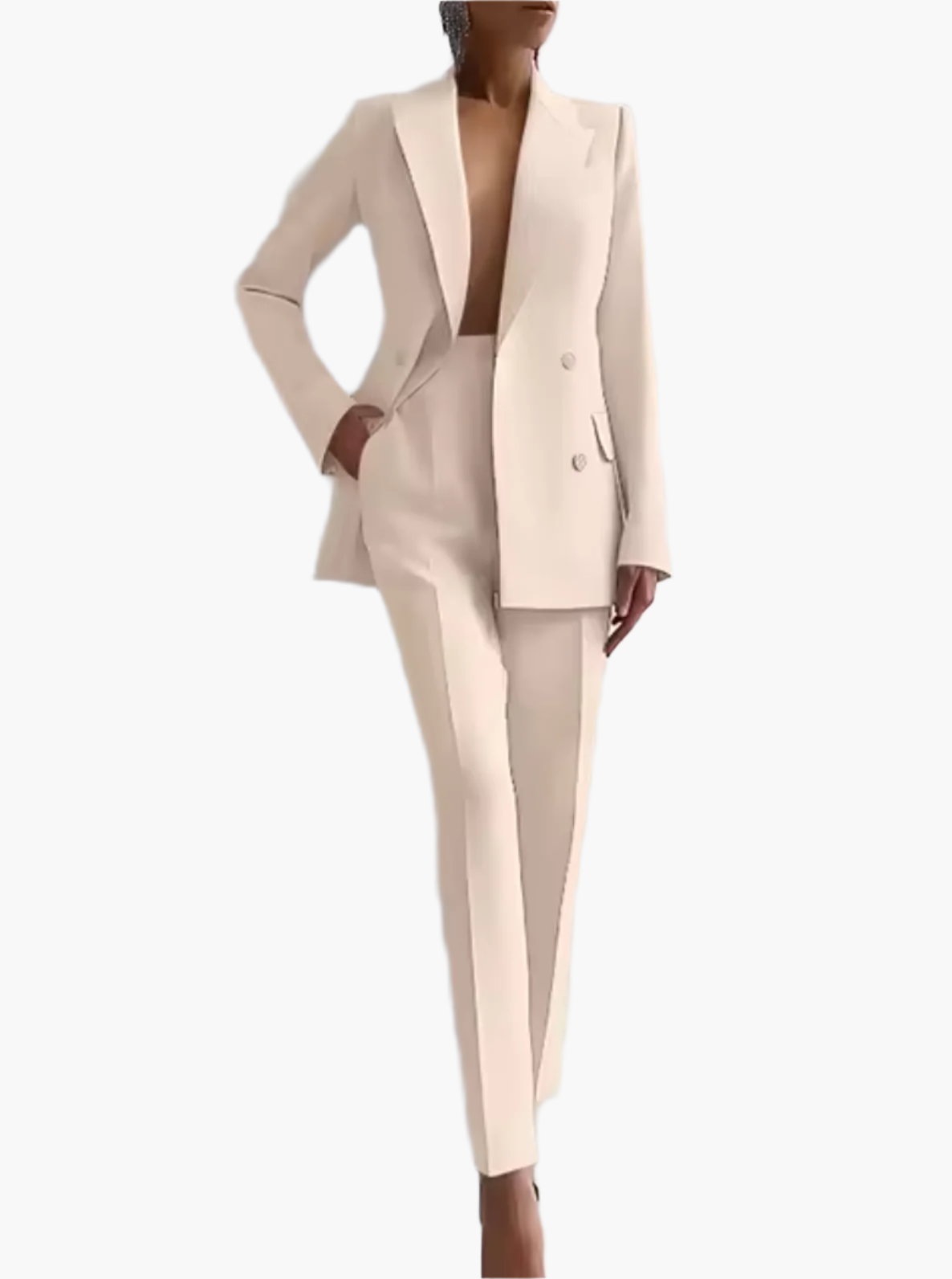 Tailleur Pantalon Femme Chic Professionnel Style Moderne Affaires
