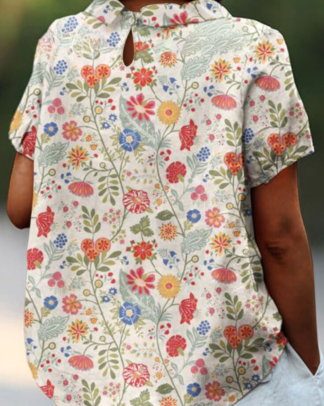 Therese™ - Blouse à Imprimé Floral