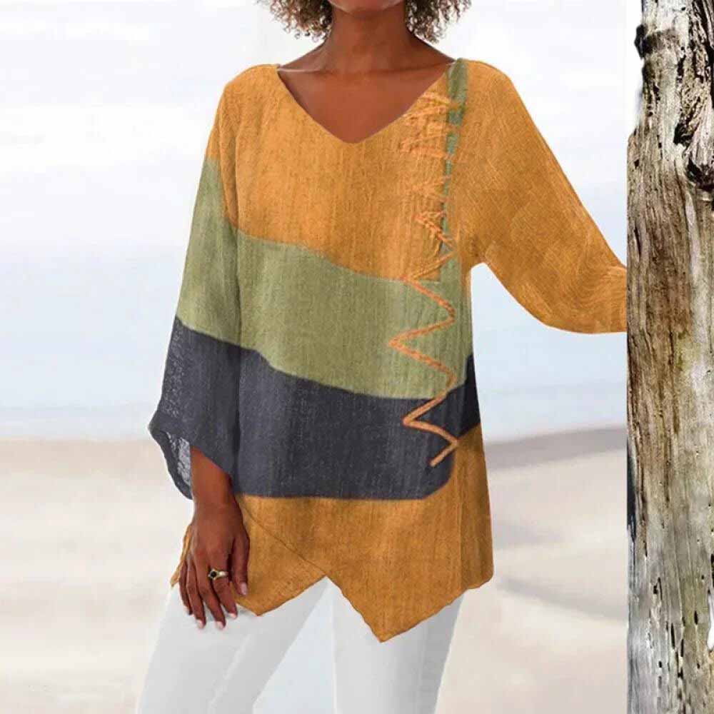 Chemise Élégante Tricolore