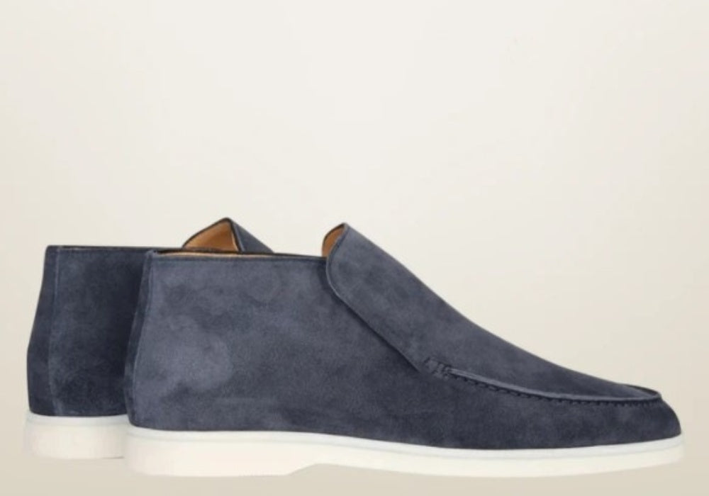 Gary – Mocassins Rétro à Cheville Plate