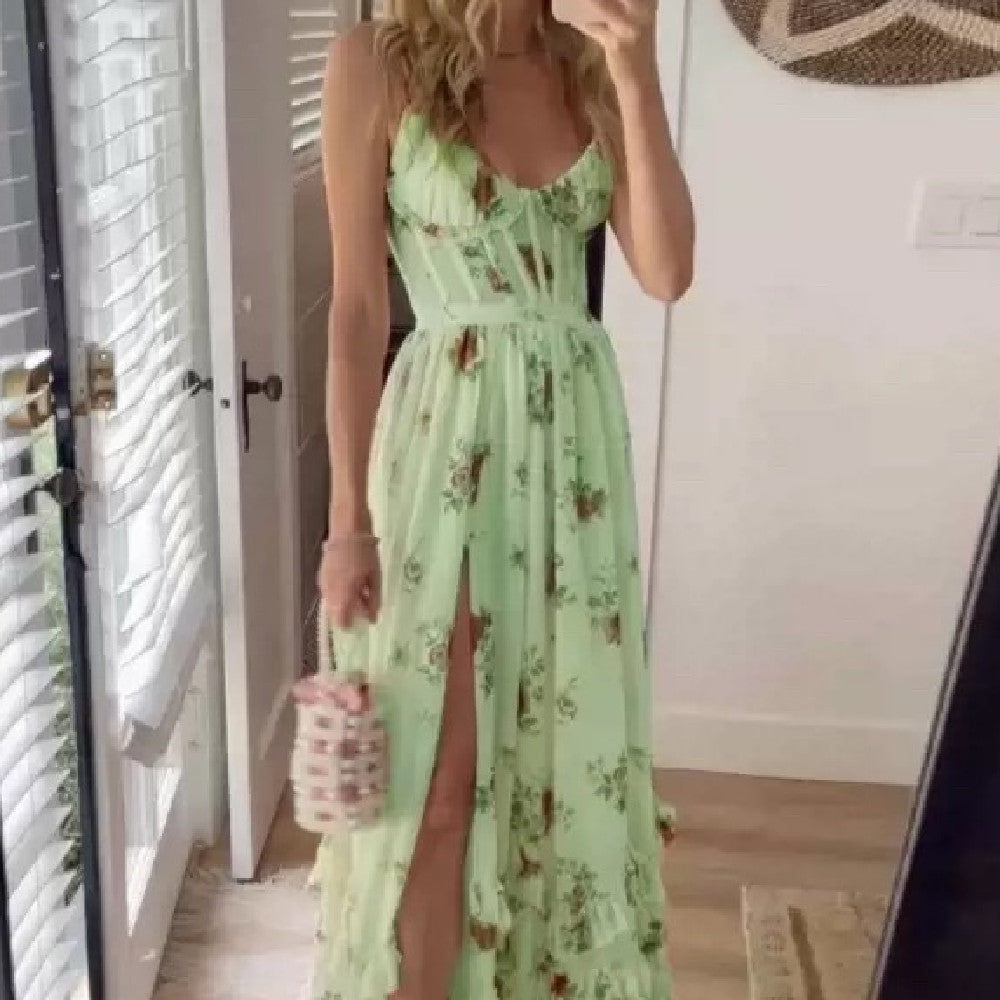 Lynda – Robe Imprimée Décontractée pour Femme