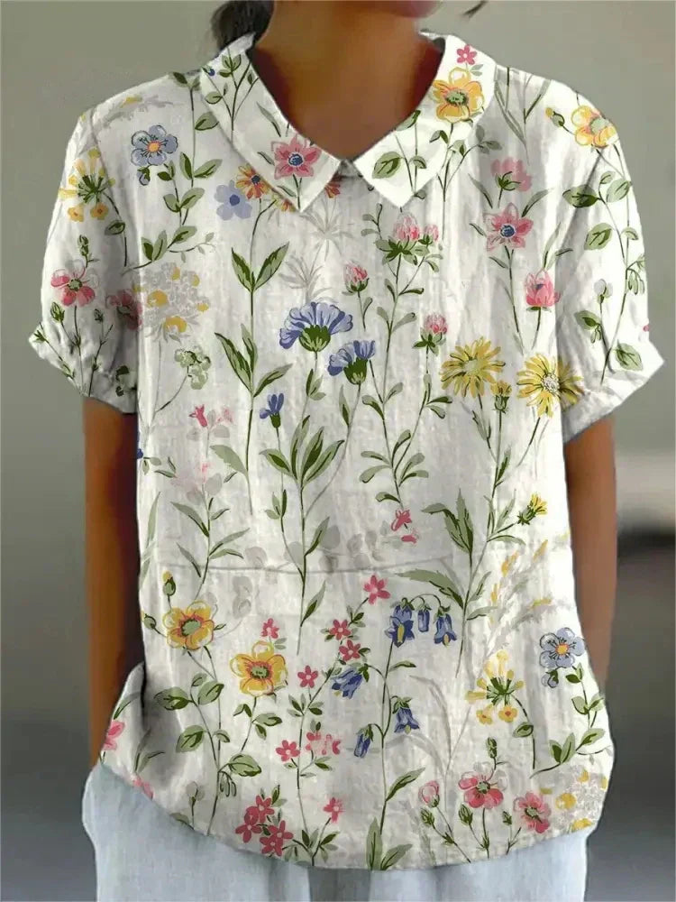 Therese™ - Blouse à Imprimé Floral