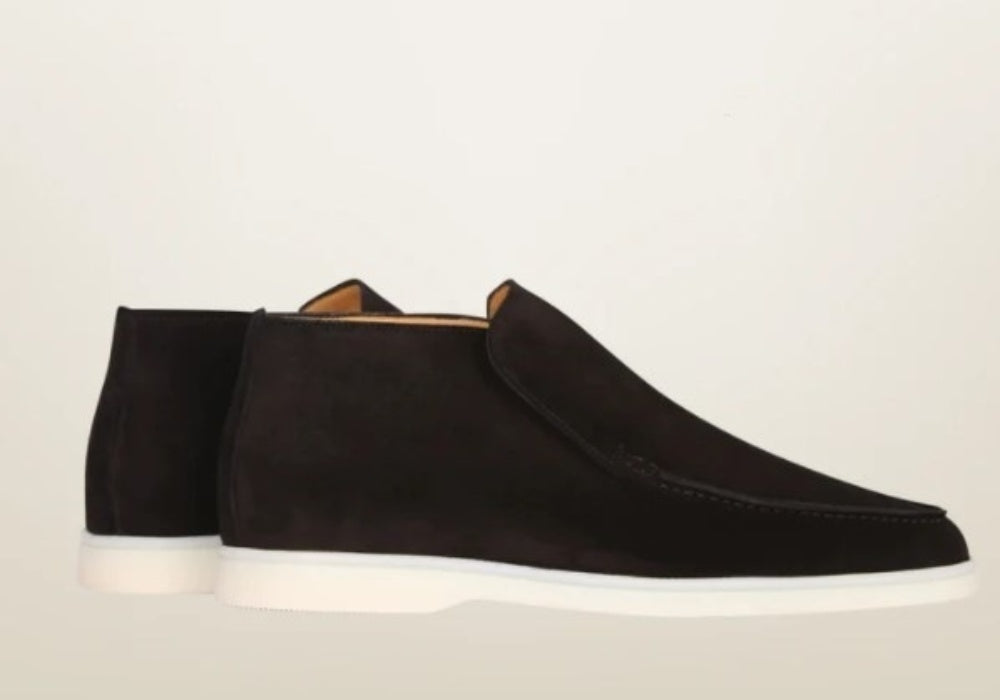 Gary – Mocassins Rétro à Cheville Plate