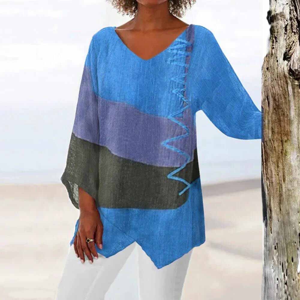 Chemise Élégante Tricolore