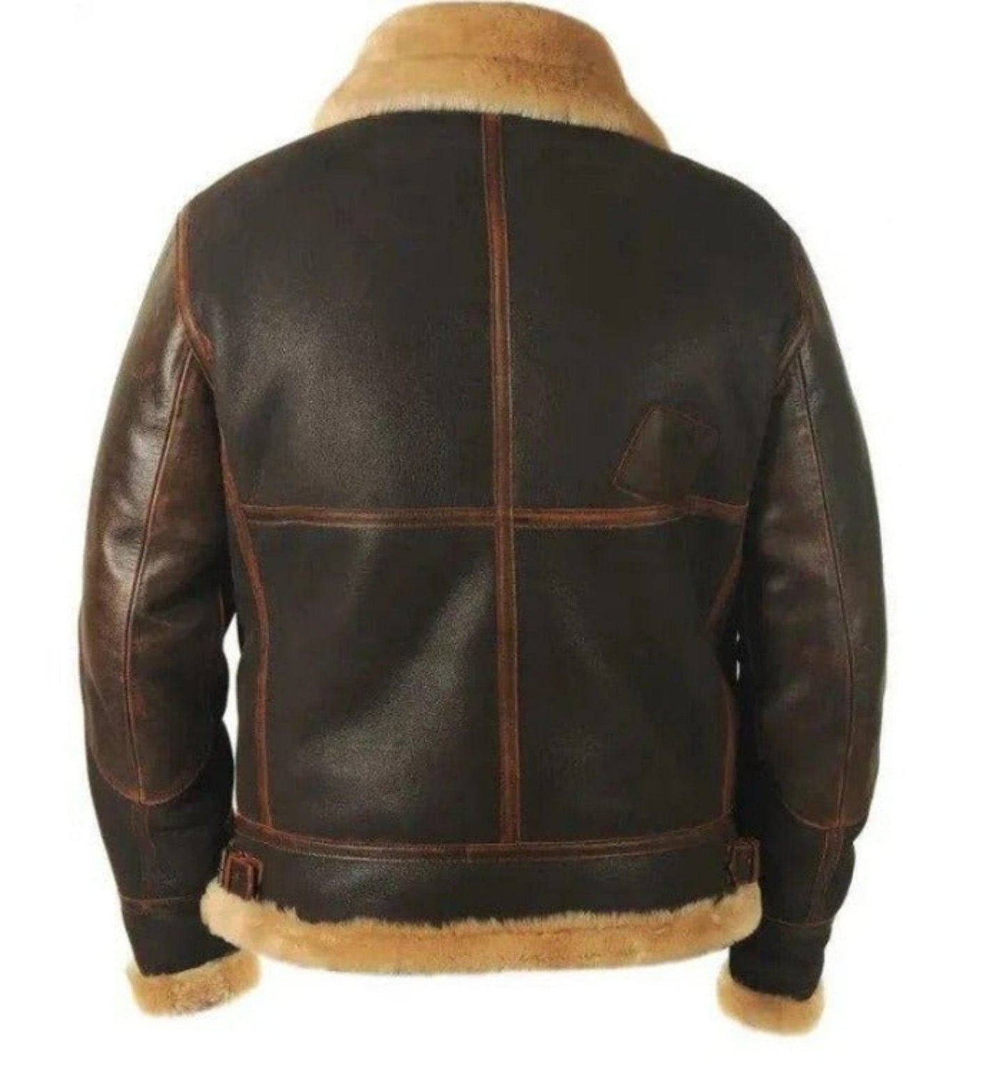 Blouson aviateur vintage épais pour homme – Style rétro hiver, confort et élégance