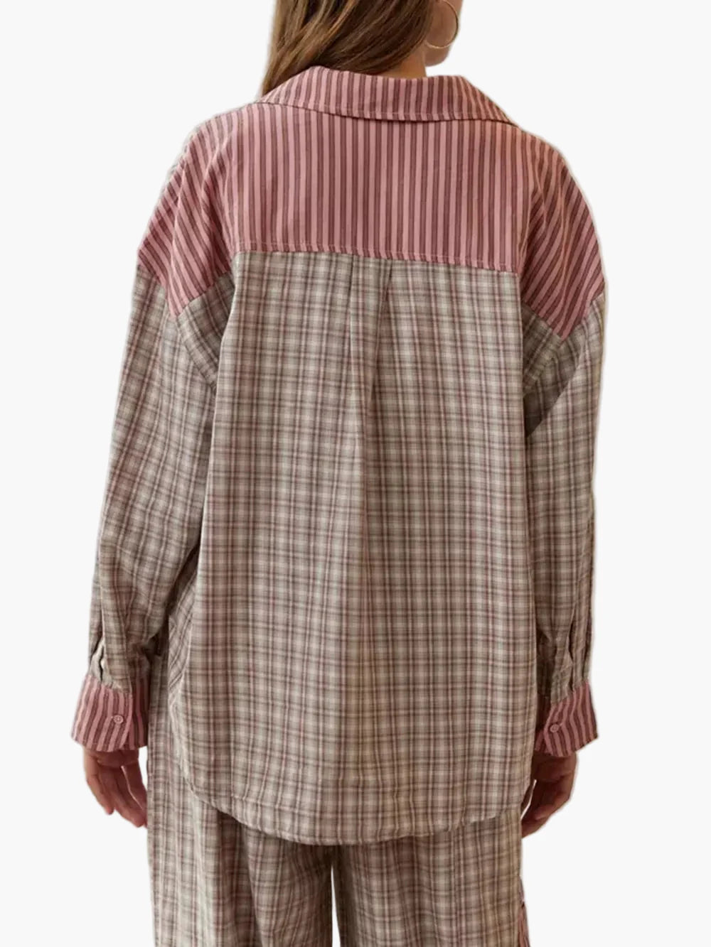 Pyjama Décontracté Deux Pièces Femme Style Tendance Maison et Nuit