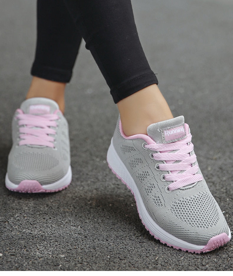 Baskets de sport femme légères et respirantes pour loisirs et fitness