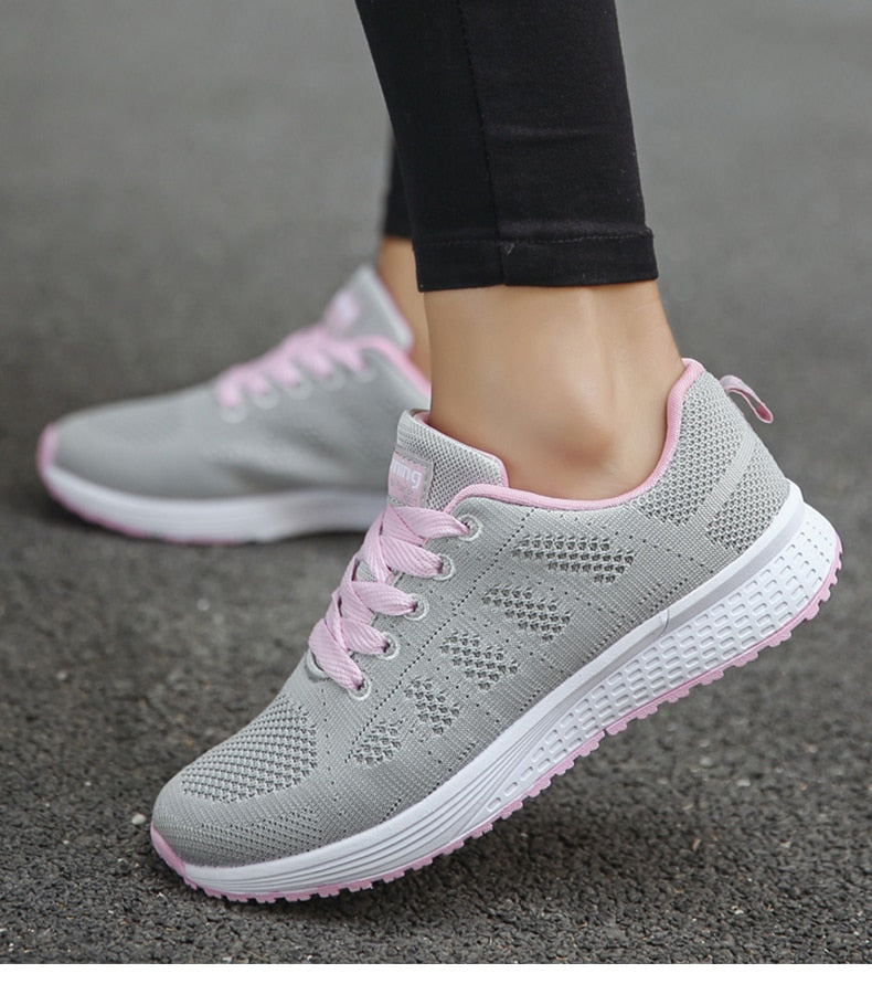 Baskets de sport femme légères et respirantes pour loisirs et fitness