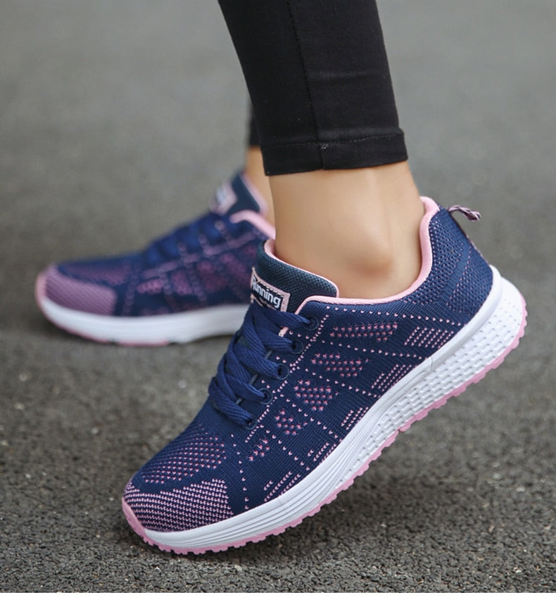 Baskets de sport femme légères et respirantes pour loisirs et fitness