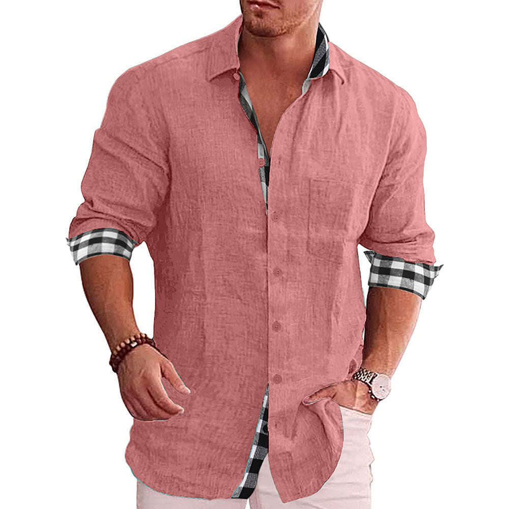 Toby – Chemise Homme à Manches Longues Décontractée