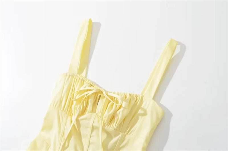 Rachael – Robe Longue Ajustée avec Dos Nu