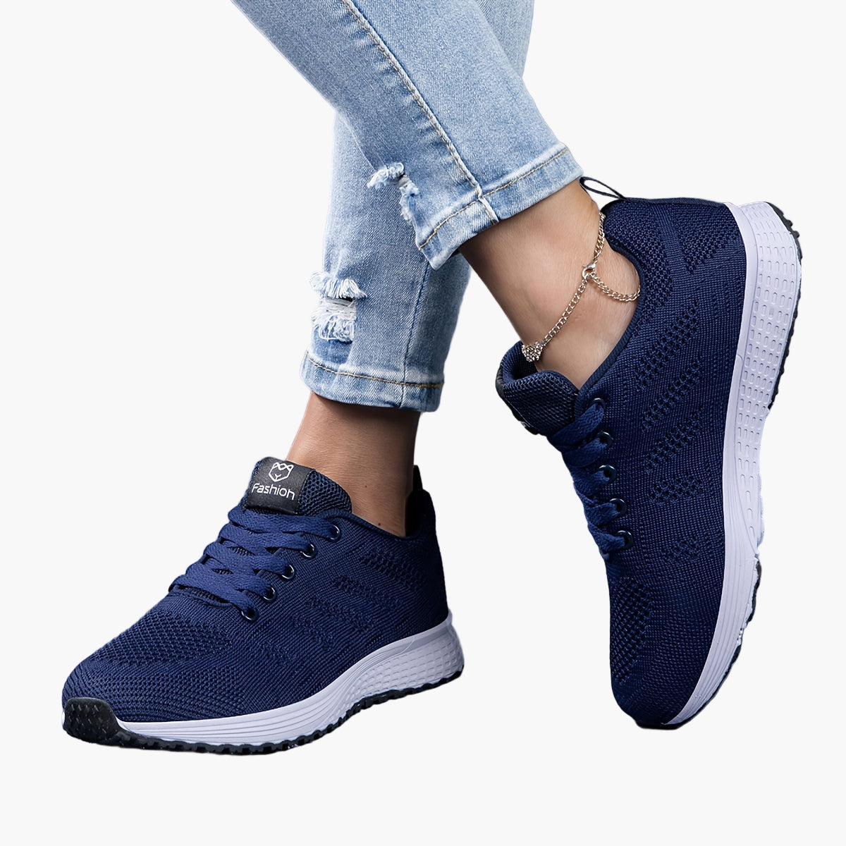 Baskets de sport femme confort pour marche et fitness style décontracté