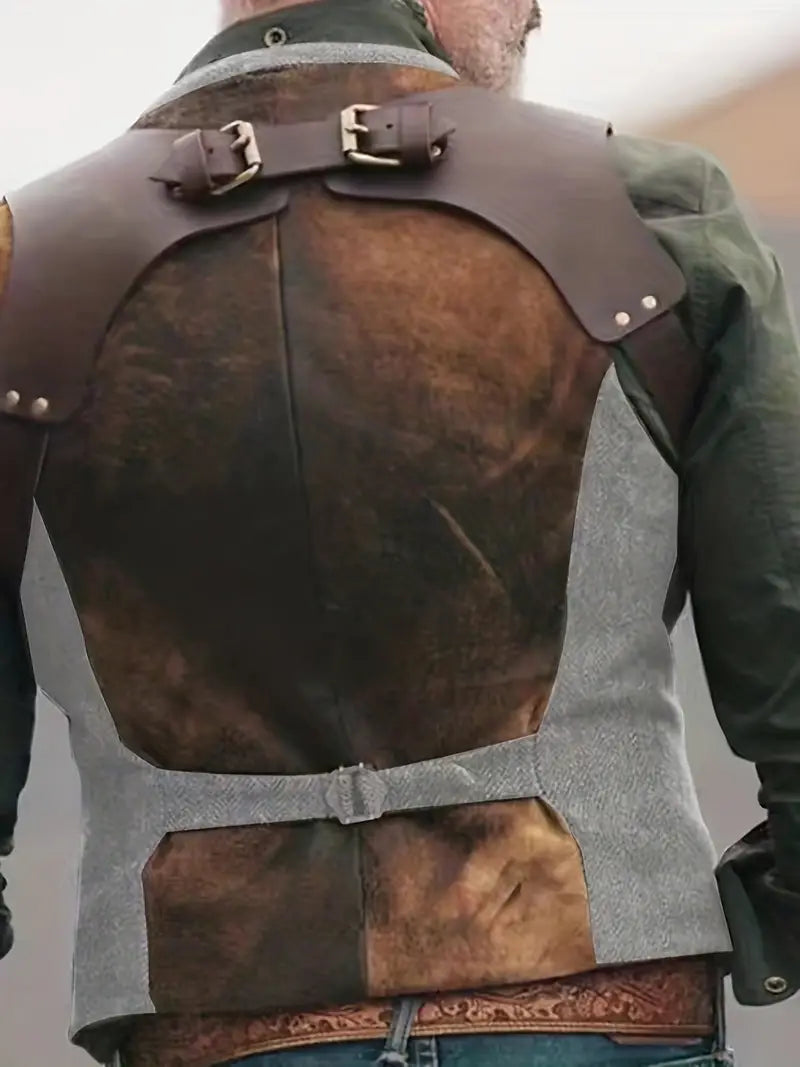 Jamie – Gilet Vintage à Col en V