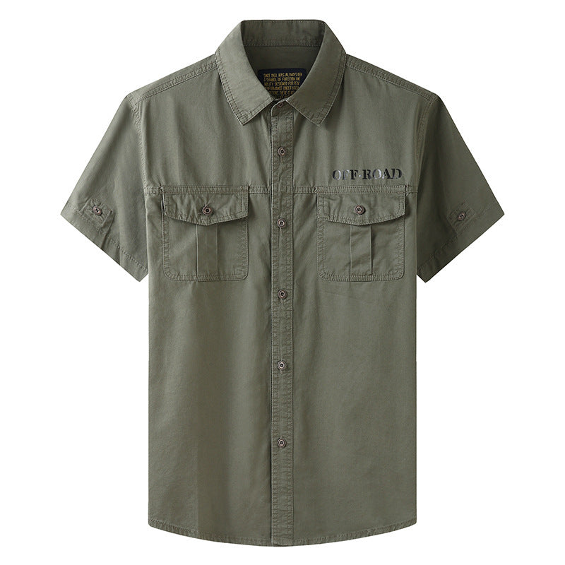 Tommy – Chemise en coton à manches courtes décontractée