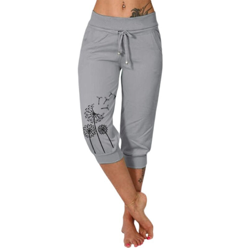 Sophie – Pantalons Amples à Taille Haute avec Cordon de Serrage
