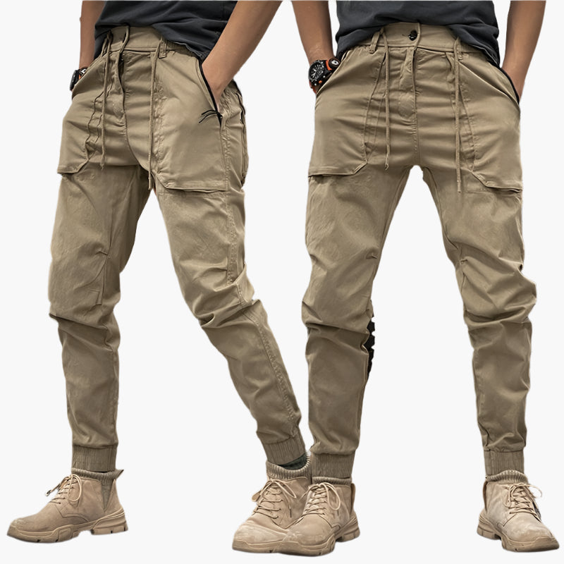 Pantalon cargo style décontracté pour homme – Idéal pour activités urbaines et plein air