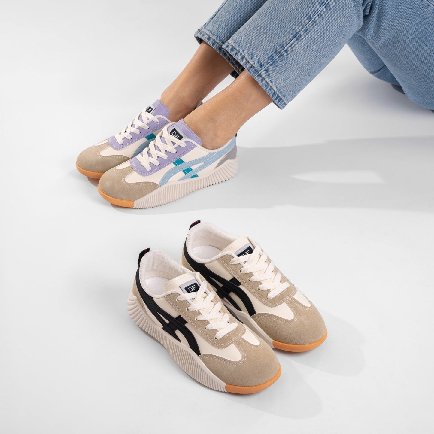 Katy – Baskets Minimalistes Rétro pour Femmes